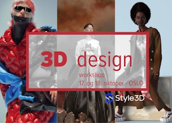 3D design workshop 17. og 18. oktober i Oslo