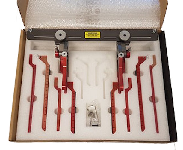 Melco fastclamp sett i boks